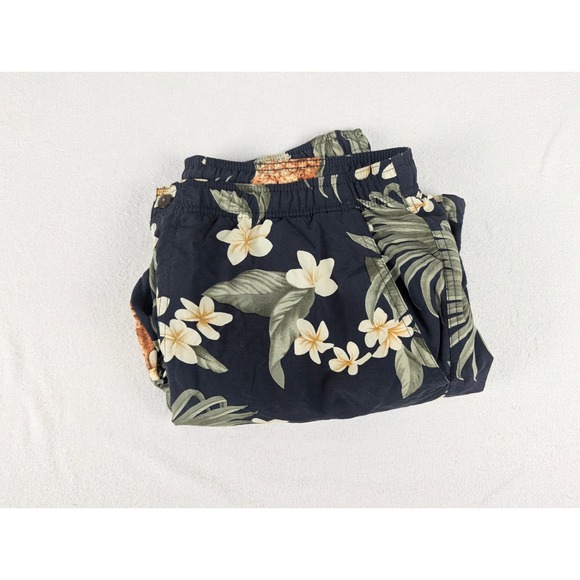 Tommy Bahama Mens Navy Pineapple Floral Swim Trunks Board Shorts Medium 6 Inseam - Picture 5 of 9